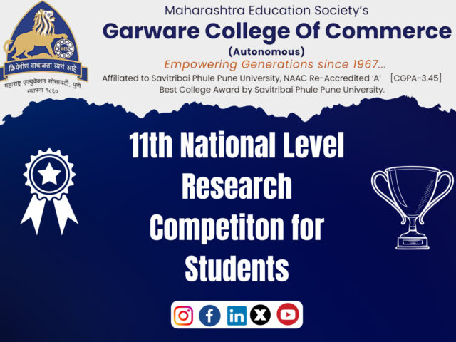 11th National Level Research Competition For Students – 2025