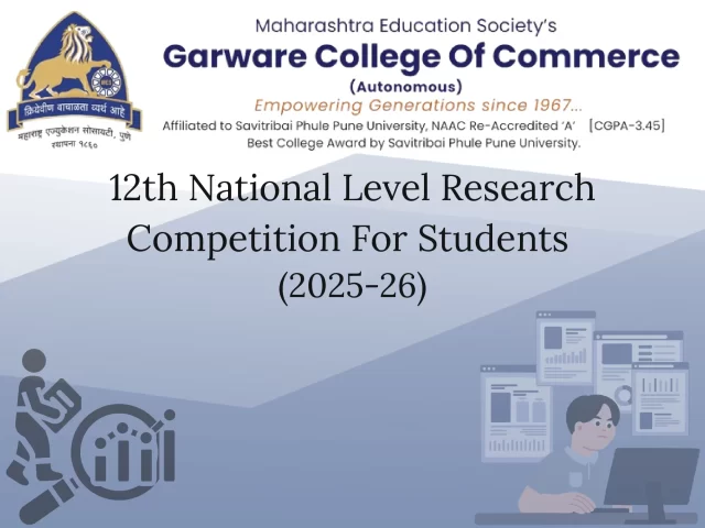 12th National Level Research Competition For Students – 2025-26